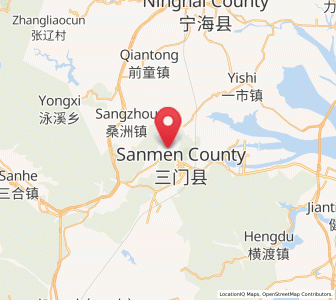 Map of Haiyou, Zhejiang