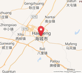 Map of Haizhou, Liaoning