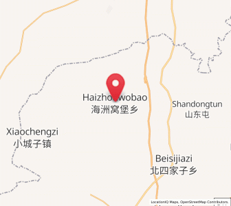 Map of Haizhouwobao, Liaoning