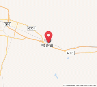 Map of Hake, Inner Mongolia