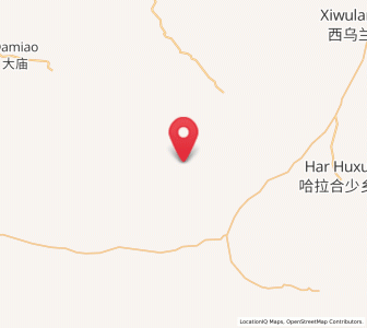 Map of Halamendu, Inner Mongolia