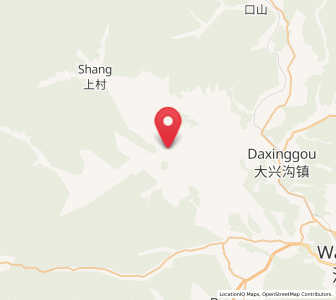 Map of Hamatang, Jilin