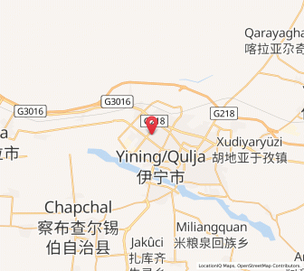 Map of Hanbin, Xinjiang