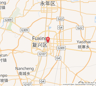 Map of Handan, Hebei