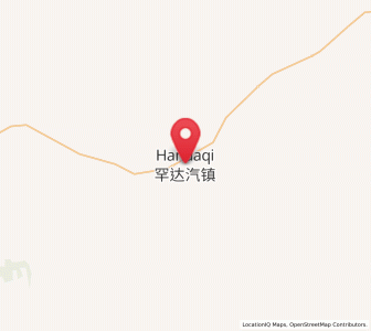Map of Handaqi, Heilongjiang