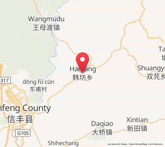 Map of Hanfang, Jiangxi