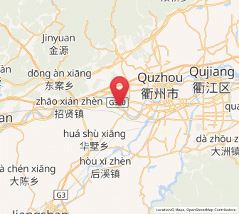 Map of Hangbu, Zhejiang