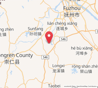 Map of Hangbu, Jiangxi