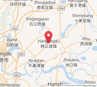 Map of Hangongdu, Hunan