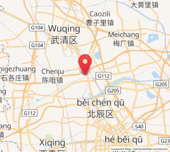 Map of Hangou, Tianjin