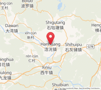 Map of HanHuang, Guangdong