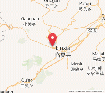 Map of Hanji, Gansu