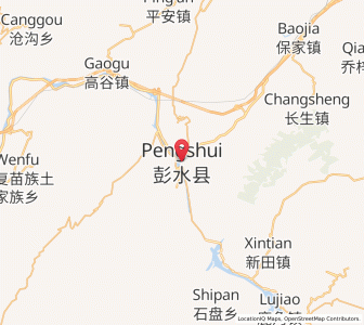 Map of Hanjia, Chongqing