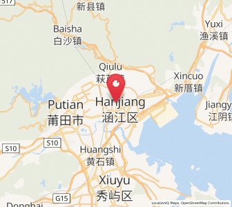 Map of Hanjiang, Fujian