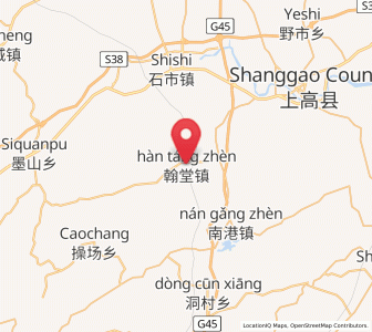 Map of Hantang, Jiangxi