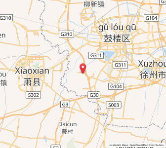 Map of Hanwang, Jiangsu