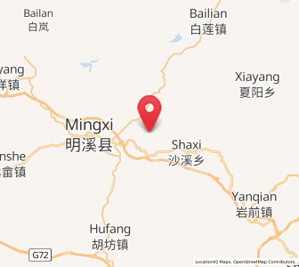 Map of Hanxian, Fujian