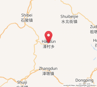 Map of Haocun, Fujian