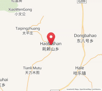 Map of Haolaishan, Inner Mongolia