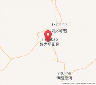 Map of Haolibao, Inner Mongolia