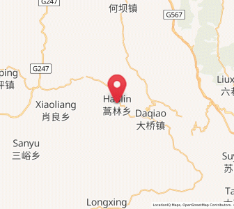 Map of Haolin, Gansu