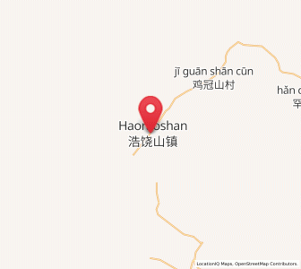Map of Haoraoshan, Inner Mongolia