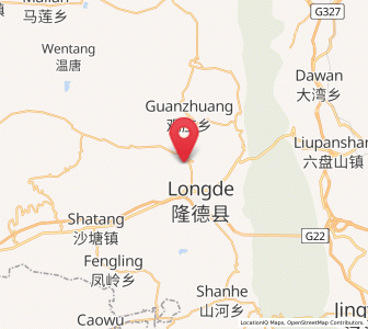 Map of Haoshui, Ningxia Hui Autonomous Region