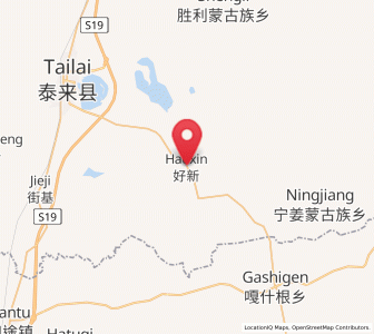 Map of Haoxin, Heilongjiang