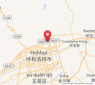 Map of Haoxinying, Inner Mongolia