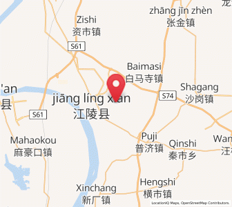 Map of Haoxue, Hubei