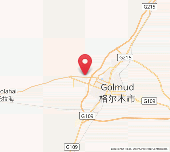 Map of Haquxiang, Qinghai