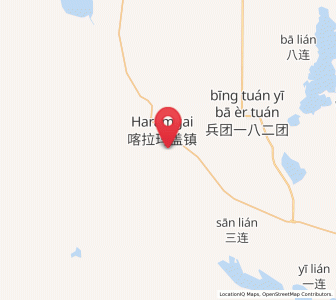 Map of Haramgai, Xinjiang