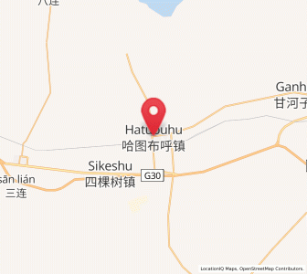 Map of Hatu Buh, Xinjiang