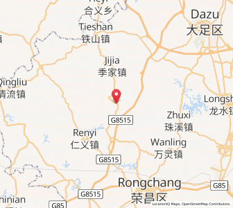 Map of Hebao, Chongqing
