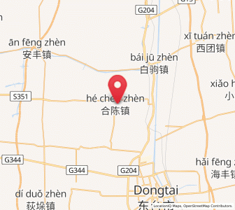 Map of Hechen, Jiangsu