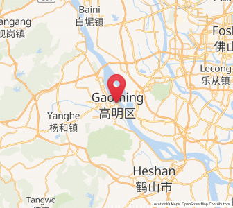 Map of Hecheng, Guangdong