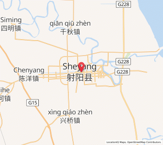 Map of Hede, Jiangsu