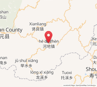 Map of Hedi, Zhejiang