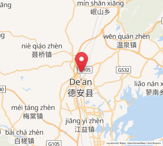 Map of Hedong, Jiangxi
