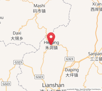 Map of Hedong, Guangdong