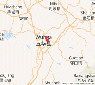 Map of Hedong, Guangdong