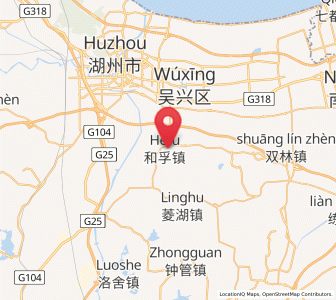 Map of Hefu, Zhejiang