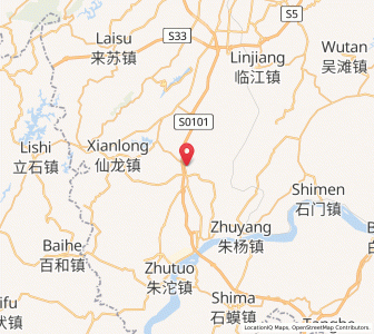 Map of Hegeng, Chongqing