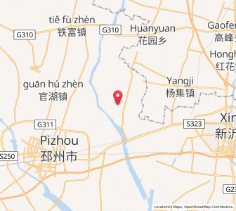 Map of Hegou, Jiangsu