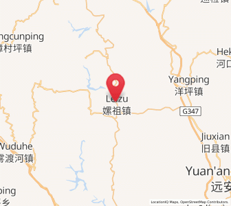 Map of Hehua, Hubei