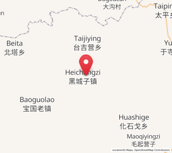 Map of Heichengzi, Liaoning
