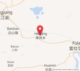 Map of Heigang, Heilongjiang