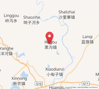 Map of Heigou, Liaoning