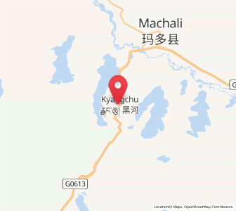 Map of Heihe, Qinghai
