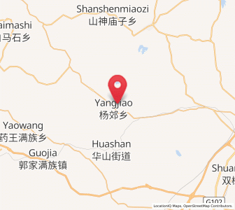 Map of Heiiyugou, Liaoning